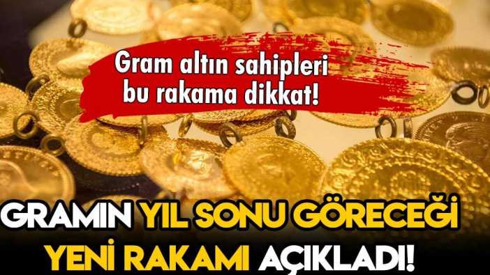 Ünlü ekonomist gram altının yıl sonu göreceği rakamı açıkladı