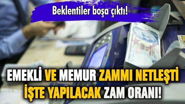 Haftaya açıklanacak emekli ve memur zammı belli oldu! İşte yapılacak zam oranı