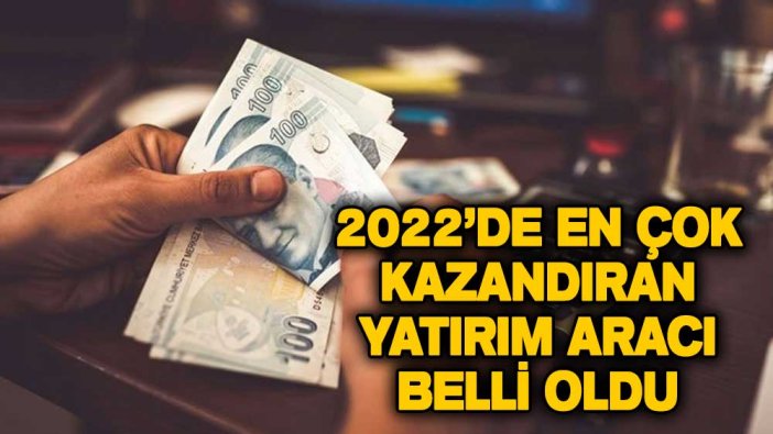 2022’de en çok kazandıran yatırım aracı belli oldu