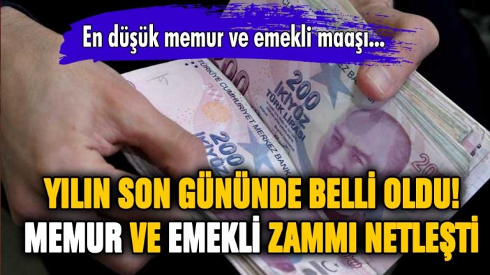 Emekli ve memur maaşları belli oldu: Memur ve emekli zammı ne zaman açıklanacak?