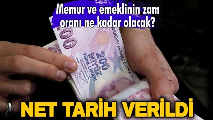 Memur ve emeklinin zam oranı ne kadar olacak? Gözler 3 Ocak'ta