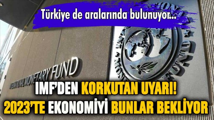 IMF'den korkutan uyarı: 2023'te ekonomiyi bunlar bekliyor!