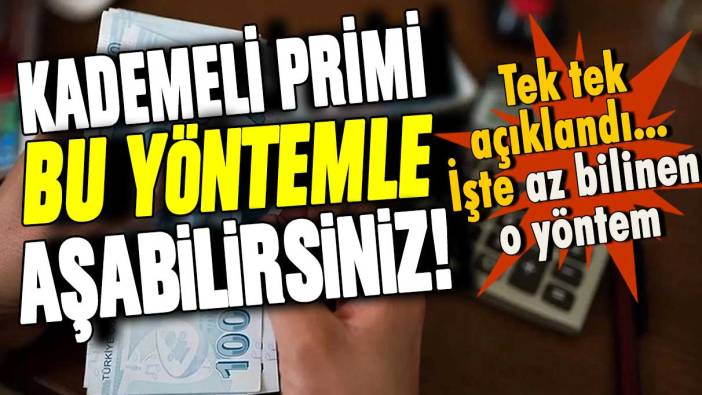 Eksik primi olanlar dikkat! EYT ile emekli olmak için acilen bunu yapın