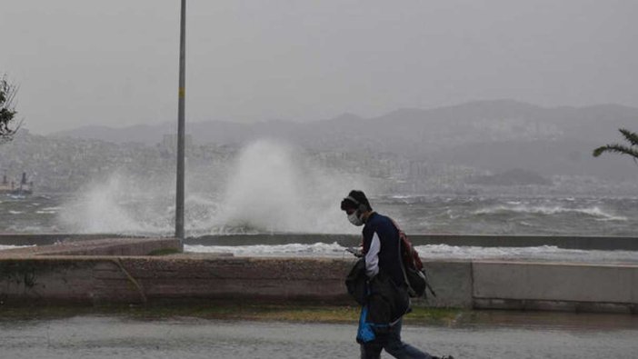 İzmir için 2 gün fırtına uyarısı