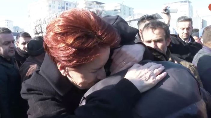 Dertlerini tek tek dinledi: Depremzedenin Akşener’e söylediği o söz yürek yaktı!