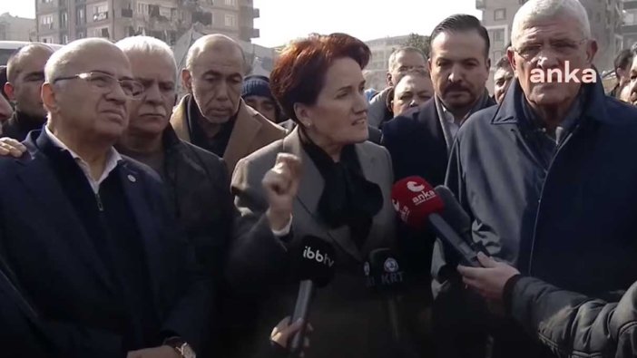 Meral Akşener deprem bölgesi Antakya'dan konuştu: Sorunlar hemen çözülmeli