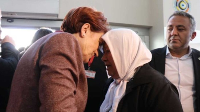 Meral Akşener depremzedeleri ziyaret etti