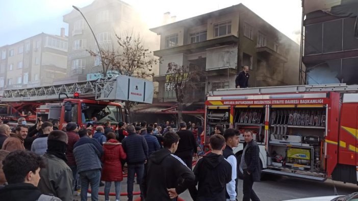 Ankara’da yangın paniği!
