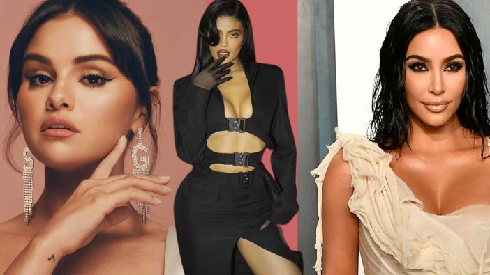 Selena Gomez, Kylie Jenner ve Kim Kardashian'ı solladı! İlk sıraya yerleşti