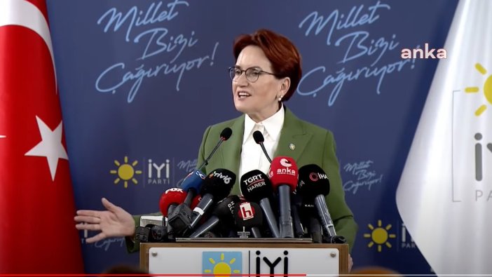 Meral Akşener: Millet İmamoğlu ve Yavaş’ı göreve çağırıyor!