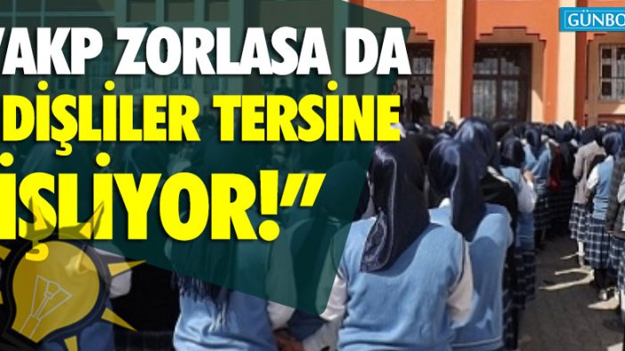 "AKP zorlasa da dişliler tersine işliyor"