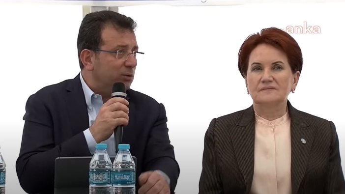 Meral Akşener ve Ekrem İmamoğlu Hatay'da