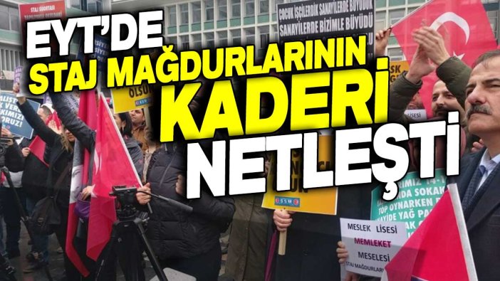 EYT'li staj mağdurları için karar açıklaması: Bakan Bilgin noktayı koydu