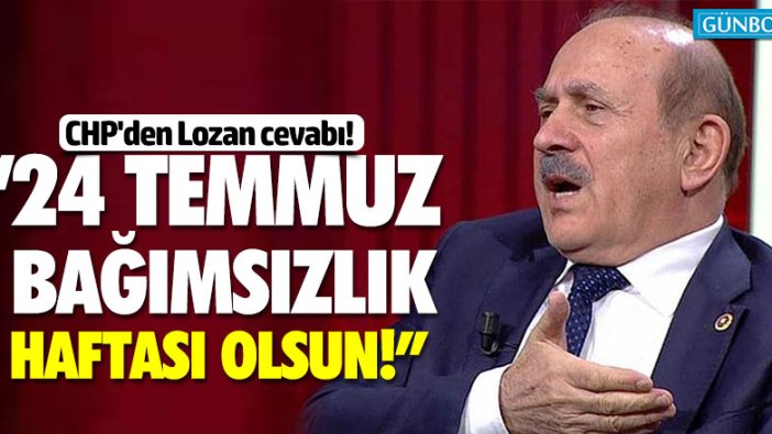 Burhan Kuzu'ya CHP'den cevap!