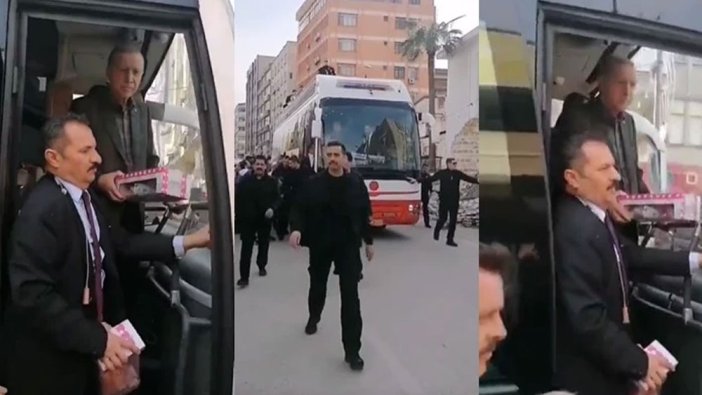 Erdoğan çay yerine vatandaşa bu kez ne dağıttı? Yeniden tartışma konusu oldu