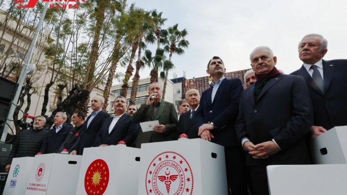 Erdoğan kameralar önünde temel atmıştı! Hatay Defne'deki hastane inşaatını görenler telefonlarına sarıldı