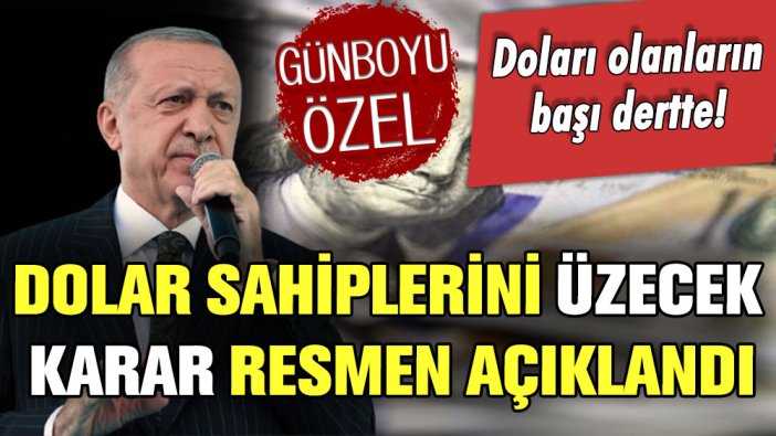 Doları olanların başı dertte! Merkez Bankası resmen açıkladı