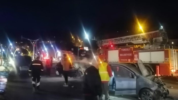 Tunceli'de trafik kazası: 5 yaralı