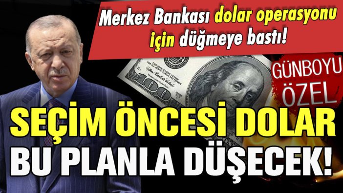 Merkez Bankası düğmeye bastı: Seçim öncesi dolar böyle düşecek!