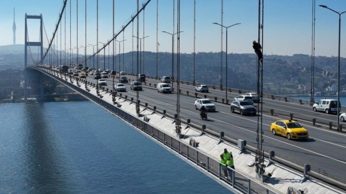 15 Temmuz Şehitler Köprüsü'nde trafik yoğunluğu!