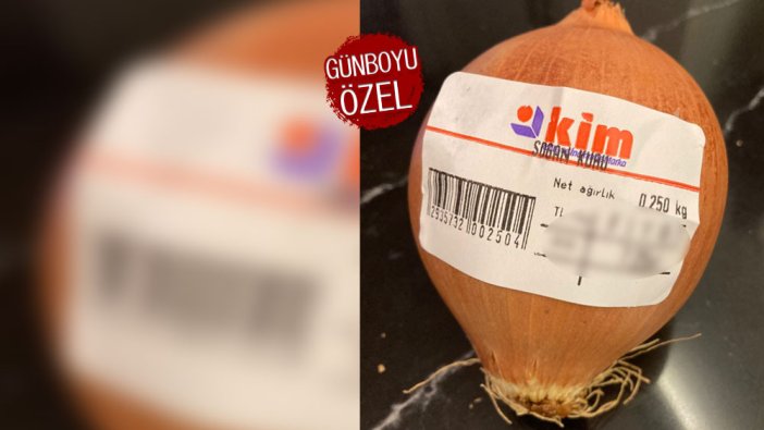 Kilosu değil sadece ve sadece 1 adet: 1 adet soğanın fiyatını görenler gözlerine inanamadı