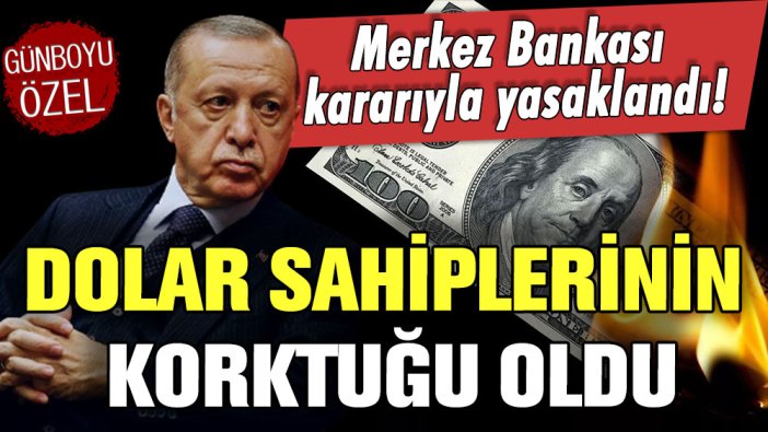 Dolar sahiplerinin korktuğu oldu! Merkez Bankası kararıyla resmen yasaklandı