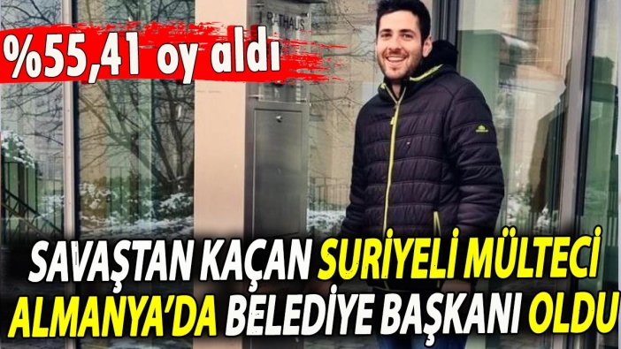 Savaştan kaçan Suriyeli mülteci, Almanya'da belediye başkanı oldu