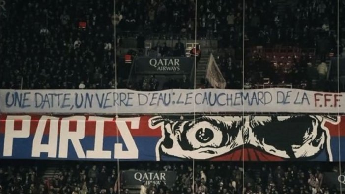 PSG taraftarlarından FFF'ye manalı protesto: Bir hurma, bir bardak su, oldu FFF'nin kabusu