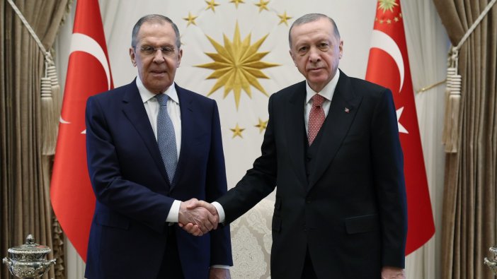 Erdoğan ile Lavrov bir araya geldi