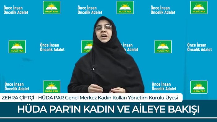 Hüda-Par Kadın Kolları: Evlilik dışı ilişkilerin önüne geçilmelidir