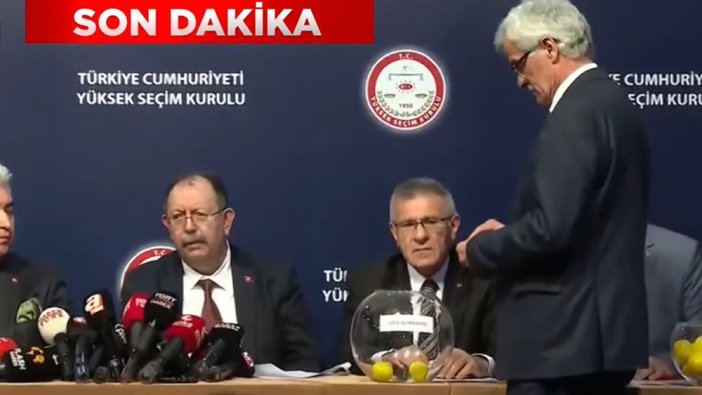 Partilerin pusuladaki sırası belli oldu