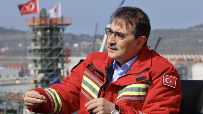 Bakan açıkladı: Karadeniz gazı mayısta kullanılacak