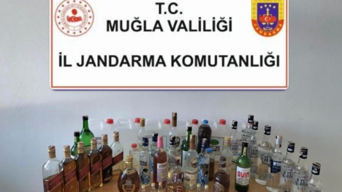 Muğla'da kaçak içki operasyonu: 3 gözaltı