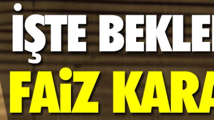 İşte FED'in faiz kararı!