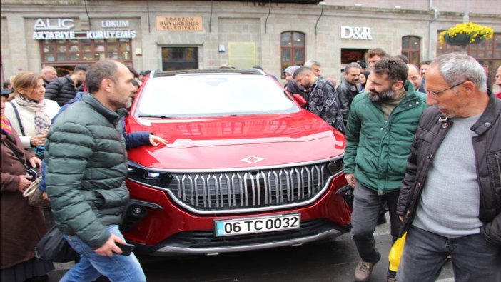 Trabzon’da TOGG’a yoğun ilgi