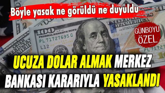 Dolar sahiplerinin korktuğu başına geldi! Merkez Bankası kararıyla resmen yasaklandı