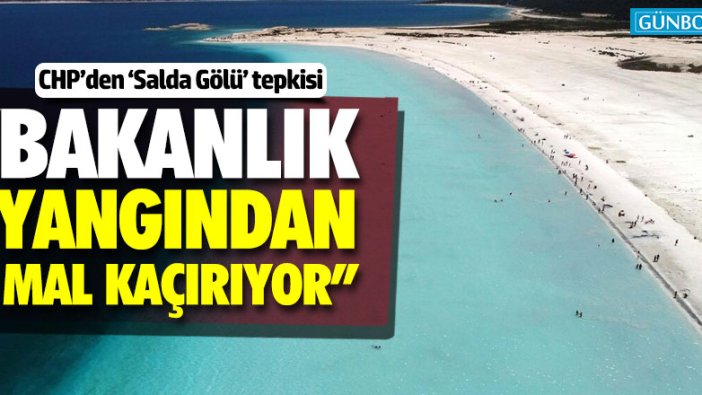 CHP'li Karaca: "Bakanlık yangından mal kaçırmıştır"