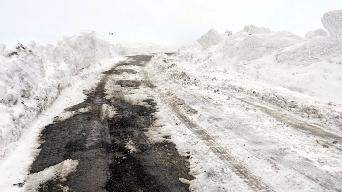 Ardahan'da ulaşıma sis ve kar engeli!