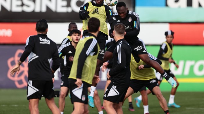 Beşiktaş, Trabzonspor maçı hazırlıklarını sürdürdü