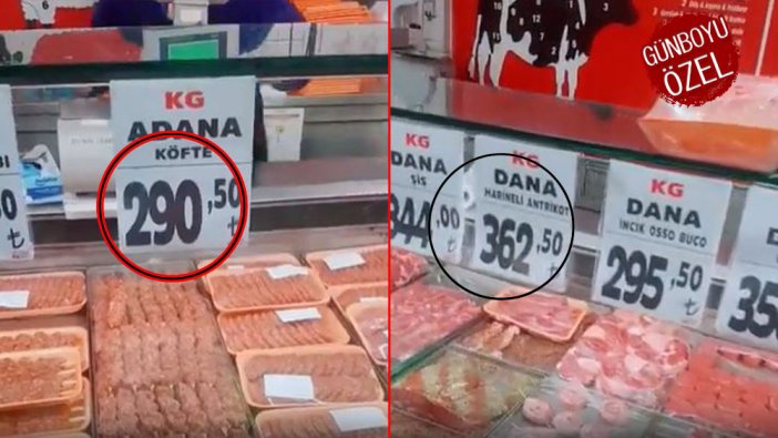 Kasaptaki son et fiyatlarına bir de dombra müziği eşliğinde bakın