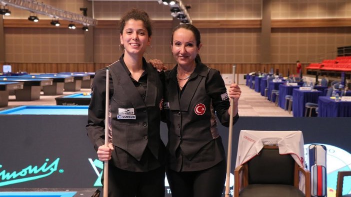 Avrupa Bilardo Şampiyonası'nda Türkiye, kadınlarda gümüş madalyanın sahibi oldu