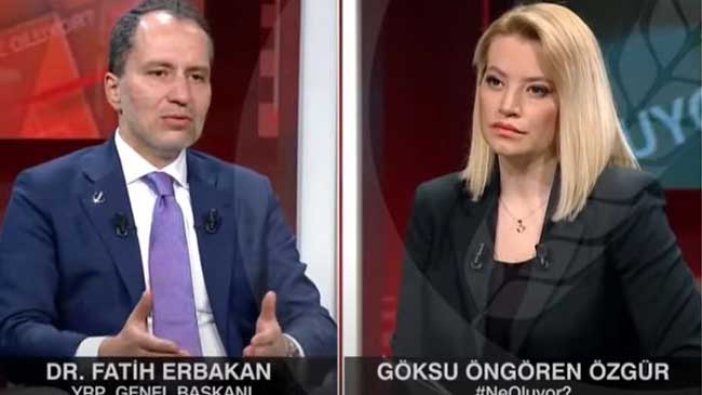 Yeniden Refah Partisi lideri Fatih Erbakan'dan canlı yayında olay sözler: Muharrem İnce sayesinde seçimi kazanıyoruz
