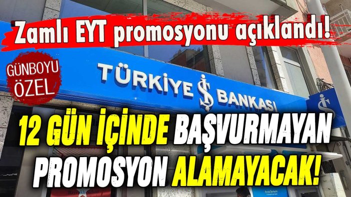 12 gün içinde başvurmayan EYT'li hakkını kaybedecek! Zamlı emekli promosyonu açıklandı