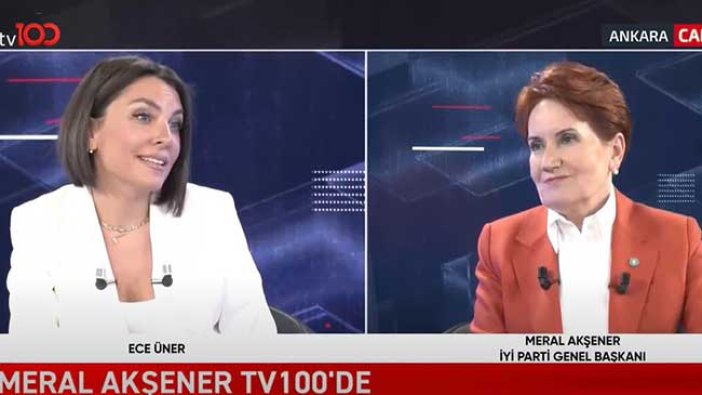 Meral Akşener ile Ece Üner’in gülümseten diyaloğu! Reklam arasına girdiklerini zannettiler fısır fısır konuştular