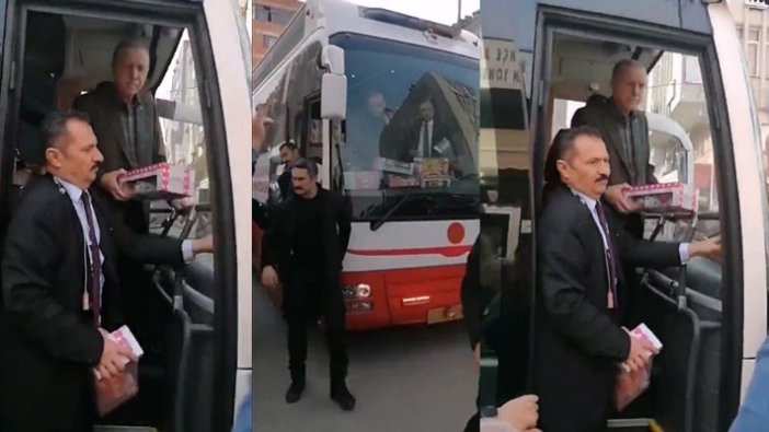 AKP’li cumhurbaşkanı oyuncak bebek fırlattı