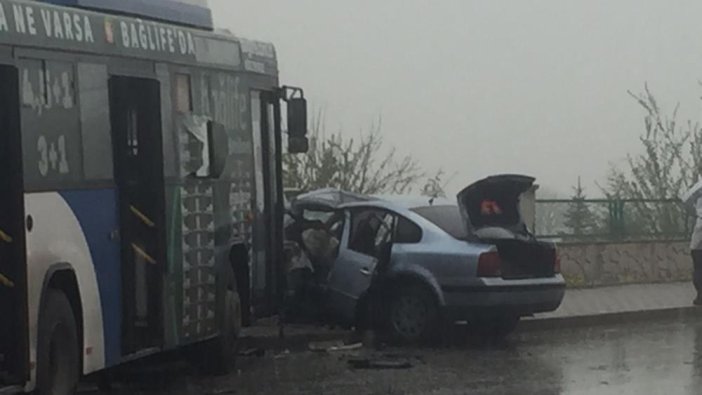 Ankara'da halk otobüsü kazası: 1 ölü