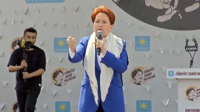 Akşener'den Erdoğan'a: Sol elinde PKK sağ elinde Hizbullah var!