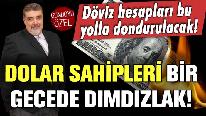 Dolar sahipleri bir gecede dımdızlak: Merkez Bankası döviz hesaplarını bu yolla donduracak!