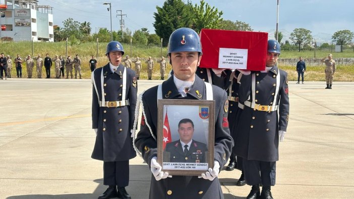 Mardin'de şehit asker törenle memleketine uğurlandı