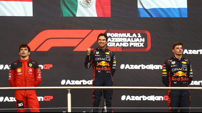 F1 Azerbaycan Grand Prix'sinde Perez zaferi